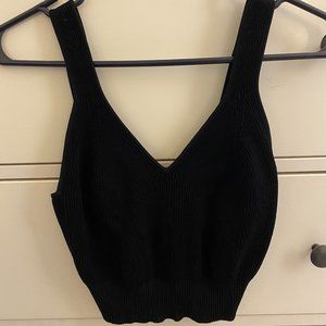 RE/DONE Cropped Sweater Tank